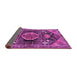 Sideview of Persian Purple Traditional Rug, tr3429pur