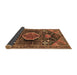 Sideview of Persian Brown Traditional Rug, tr3429brn