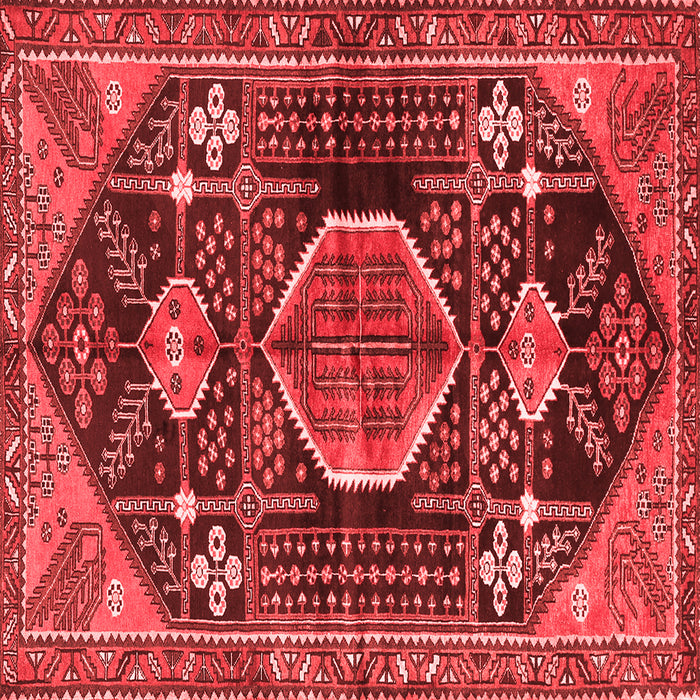 Machine Washable Persian Red Traditional Rug, wshtr3429red