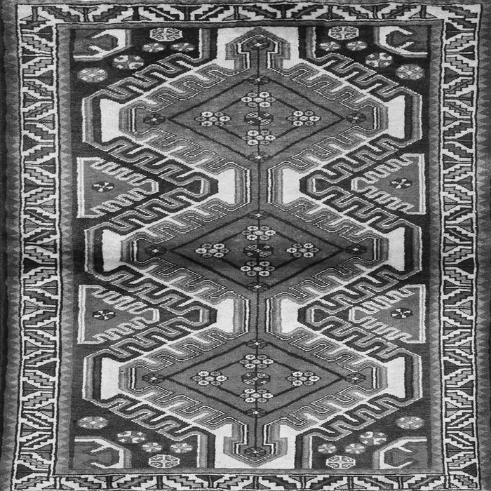 Serging Thickness of Persian Gray Traditional Rug, tr342gry