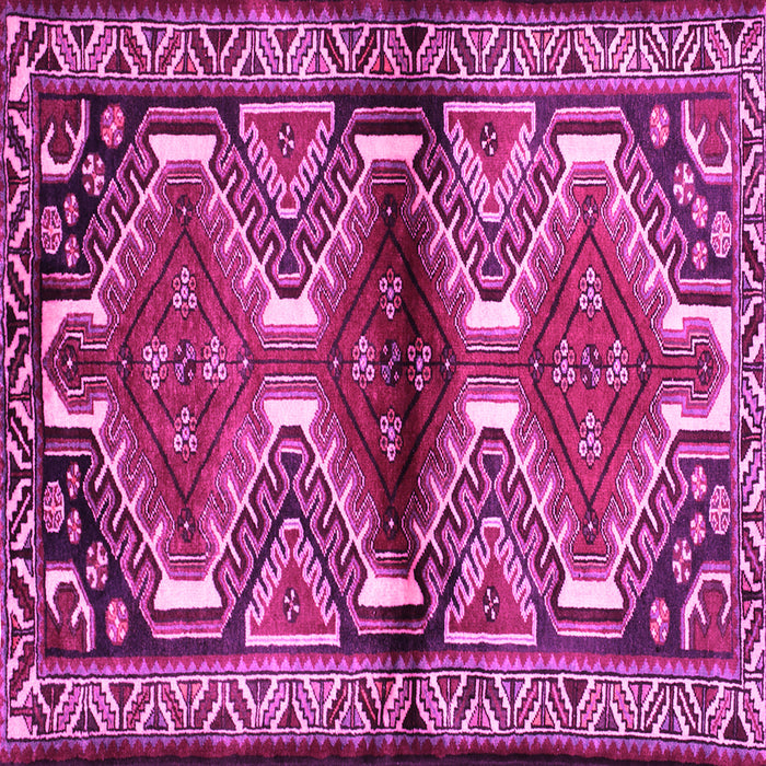 Square Persian Pink Traditional Rug, tr342pnk