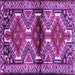 Square Machine Washable Persian Purple Traditional Area Rugs, wshtr342pur