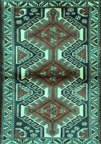 Persian Turquoise Traditional Rug, tr342turq