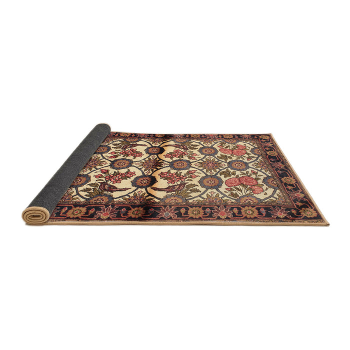 Sideview of Traditional Brown Persian Rug, tr343