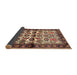 Sideview of Traditional Brown Persian Rug, tr343