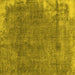 Square Persian Yellow Traditional Rug, tr3430yw