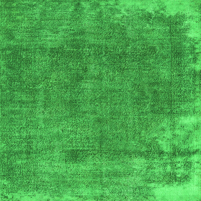 Serging Thickness of Persian Green Traditional Rug, tr3430grn