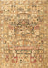 Animal Brown Traditional Rug, tr3431brn