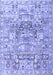 Machine Washable Animal Blue Traditional Rug, wshtr3431blu