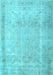 Persian Light Blue Traditional Rug, tr3432lblu