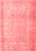 Persian Red Traditional Area Rugs