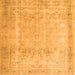 Serging Thickness of Persian Orange Traditional Rug, tr3432org