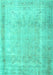 Persian Turquoise Traditional Rug, tr3432turq