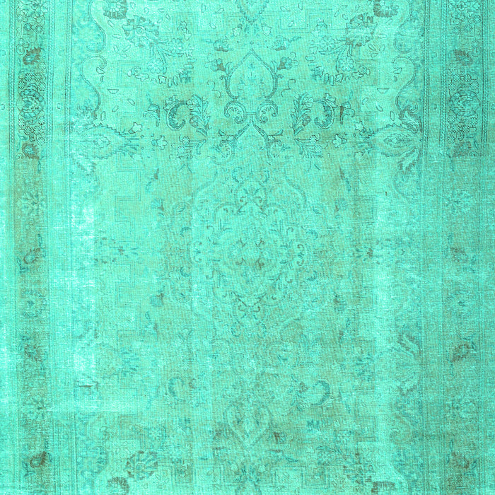 Machine Washable Persian Turquoise Traditional Area Rugs, wshtr3432turq