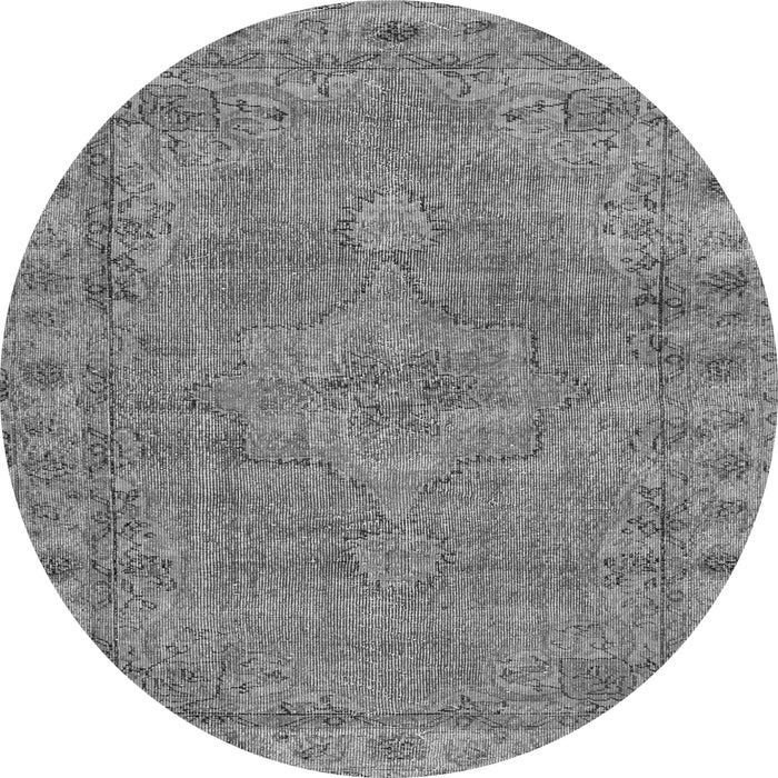 Square Persian Gray Traditional Rug, tr3433gry