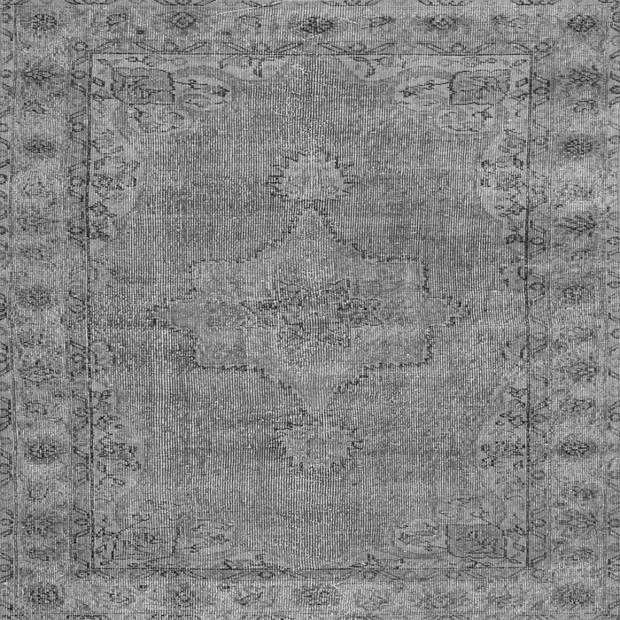 Serging Thickness of Persian Gray Traditional Rug, tr3433gry