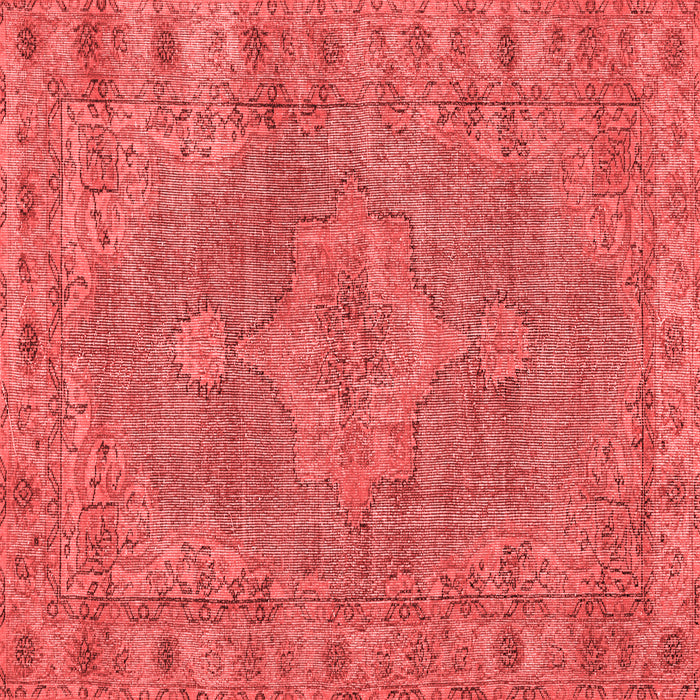 Machine Washable Persian Red Traditional Rug, wshtr3433red