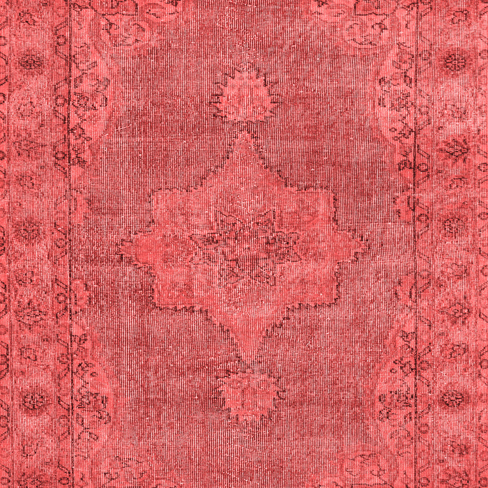 Machine Washable Persian Red Traditional Rug, wshtr3433red