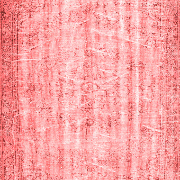 Machine Washable Persian Red Traditional Rug, wshtr3434red