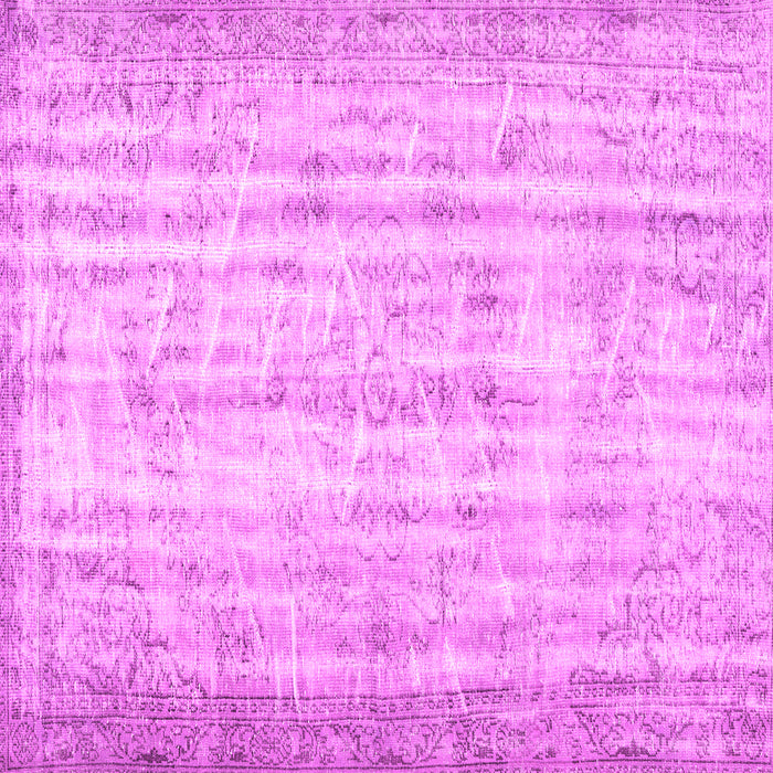 Square Persian Pink Traditional Rug, tr3434pnk