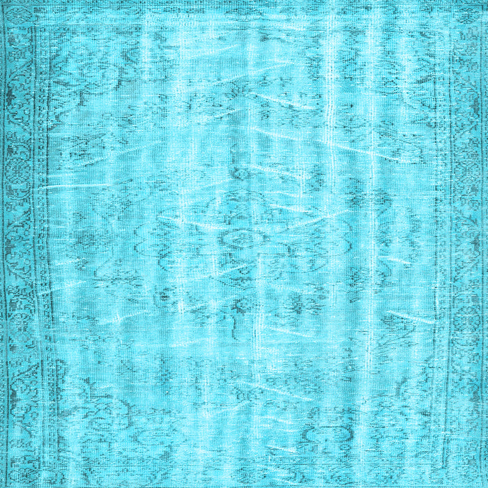 Square Persian Light Blue Traditional Rug, tr3434lblu