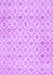 Machine Washable Persian Purple Traditional Area Rugs, wshtr3435pur