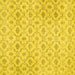 Square Persian Yellow Traditional Rug, tr3435yw