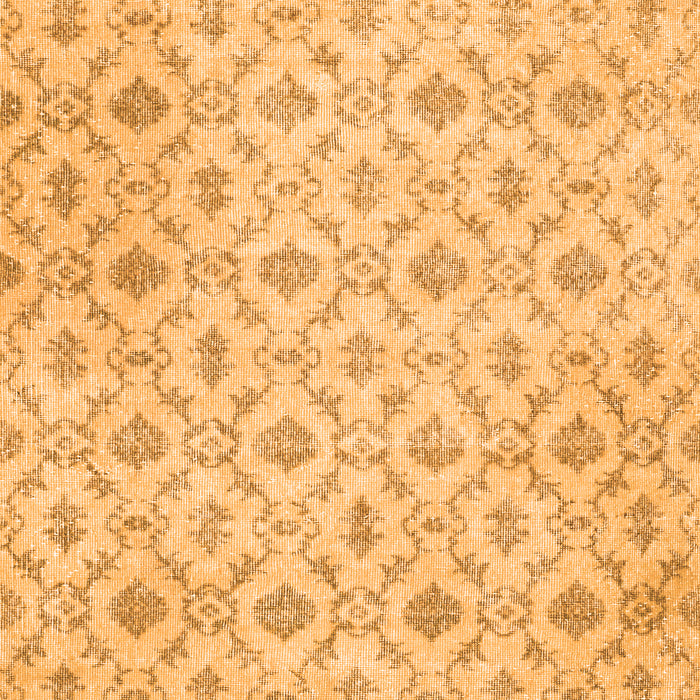 Serging Thickness of Machine Washable Persian Orange Traditional Area Rugs, wshtr3435org