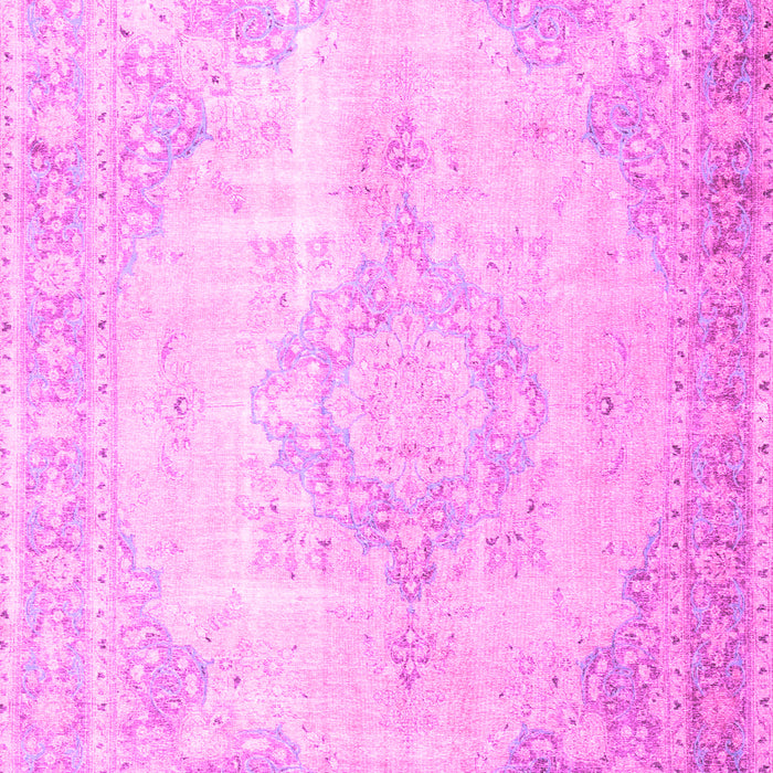 Machine Washable Persian Pink Traditional Rug, wshtr3436pnk