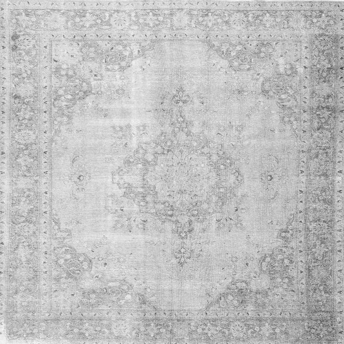 Serging Thickness of Persian Gray Traditional Rug, tr3436gry