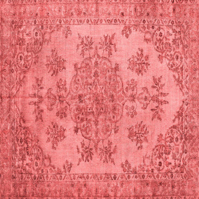 Machine Washable Persian Red Traditional Rug, wshtr3437red