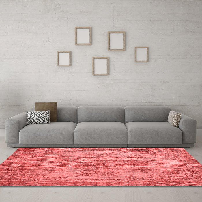 Traditional Red Washable Rugs