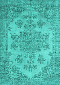 Persian Turquoise Traditional Rug, tr3437turq