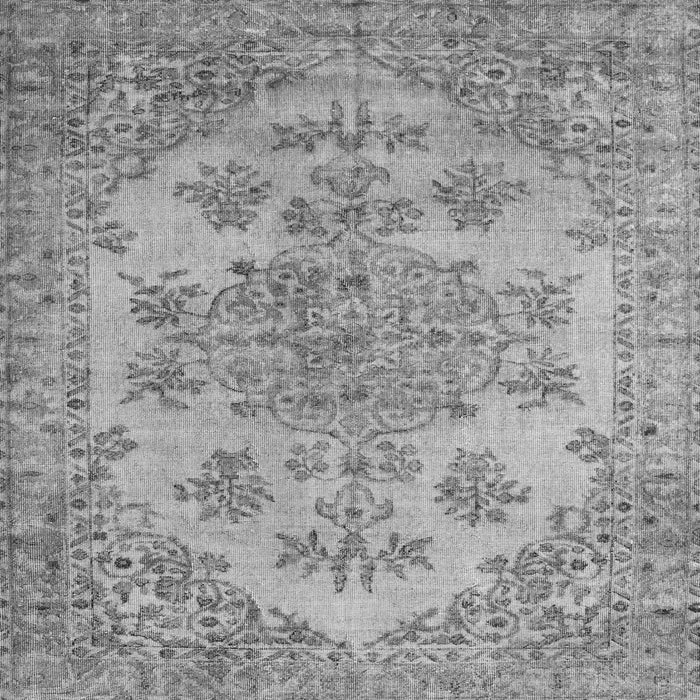 Serging Thickness of Persian Gray Traditional Rug, tr3437gry