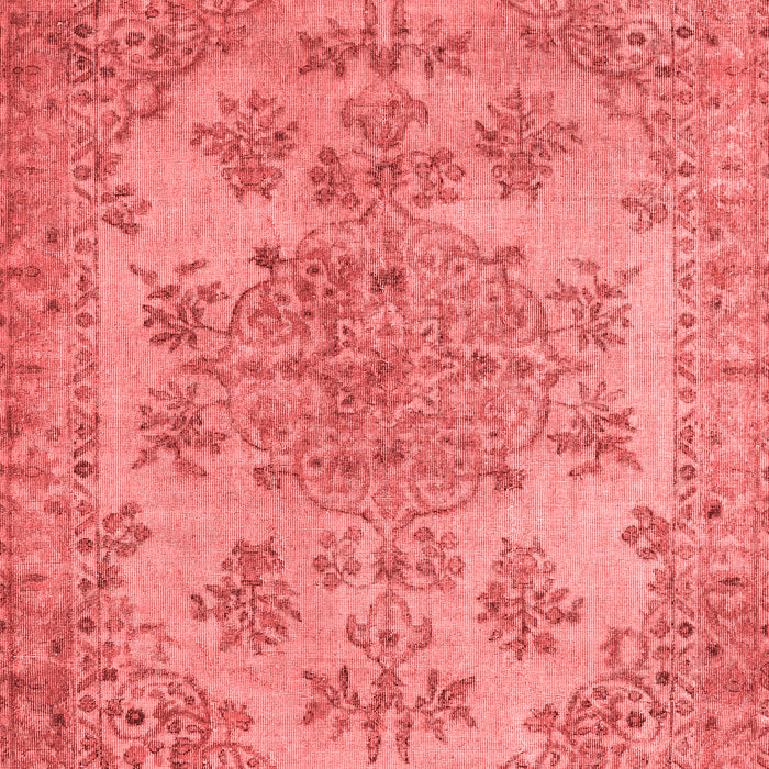 Machine Washable Persian Red Traditional Rug, wshtr3437red