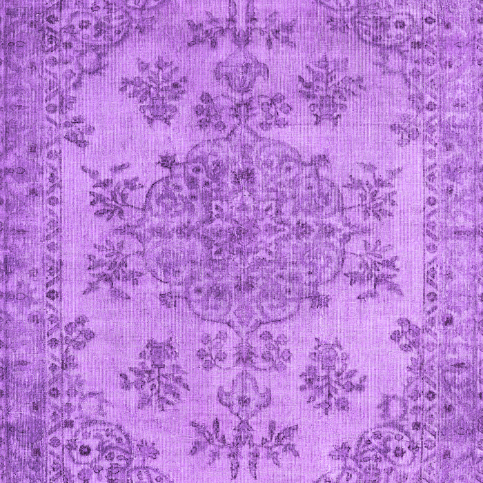 Machine Washable Persian Purple Traditional Area Rugs, wshtr3437pur