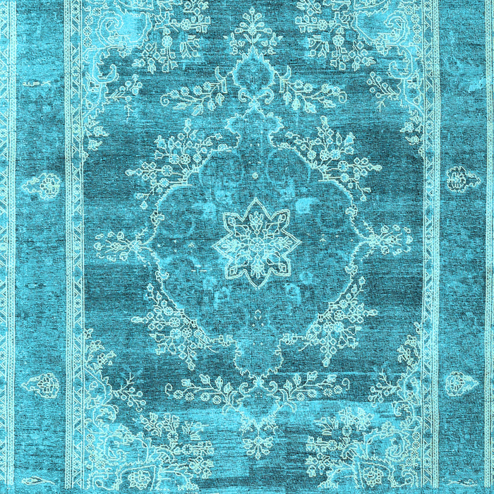 Machine Washable Persian Light Blue Traditional Rug, wshtr3438lblu