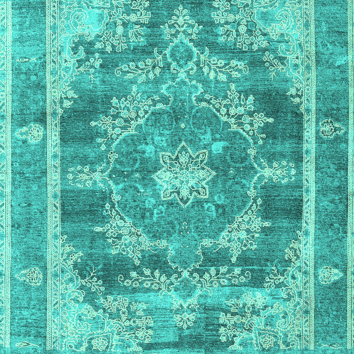Machine Washable Persian Turquoise Traditional Area Rugs, wshtr3438turq