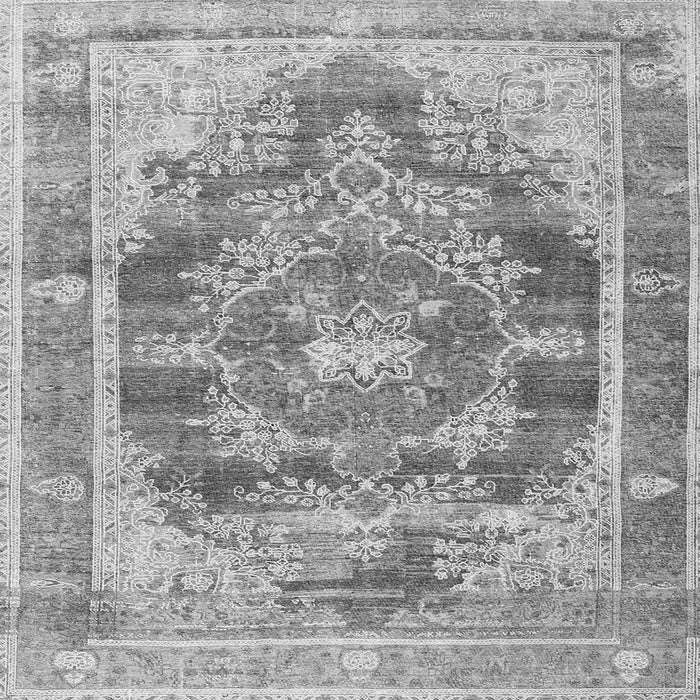 Serging Thickness of Persian Gray Traditional Rug, tr3438gry