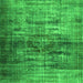 Serging Thickness of Persian Green Traditional Rug, tr3439grn