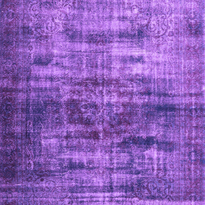 Machine Washable Persian Purple Traditional Area Rugs, wshtr3439pur
