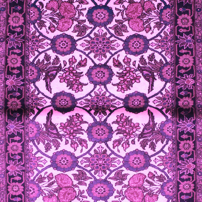 Machine Washable Persian Purple Traditional Area Rugs, wshtr343pur