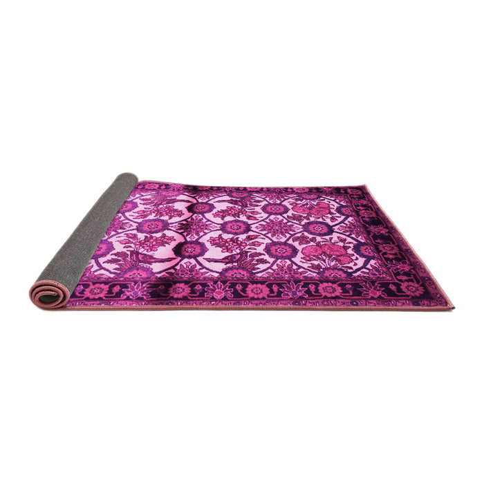 Sideview of Persian Pink Traditional Rug, tr343pnk