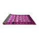 Sideview of Persian Pink Traditional Rug, tr343pnk