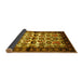 Sideview of Persian Yellow Traditional Rug, tr343yw