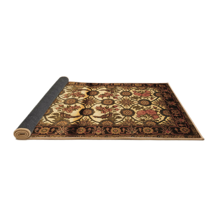 Sideview of Persian Brown Traditional Rug, tr343brn
