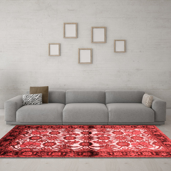 Traditional Red Washable Rugs