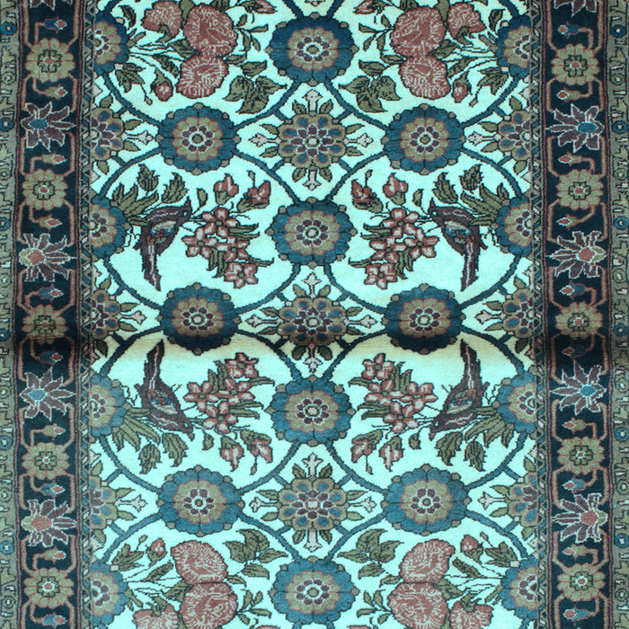 Persian Light Blue Traditional Rug, tr343lblu