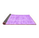 Sideview of Persian Purple Traditional Rug, tr3440pur