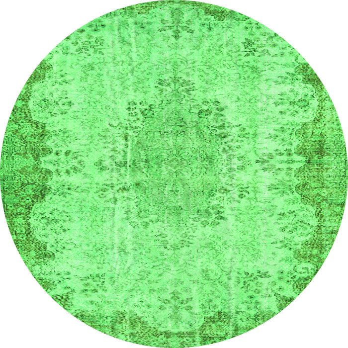 Machine Washable Persian Green Traditional Area Rugs, wshtr3441grn